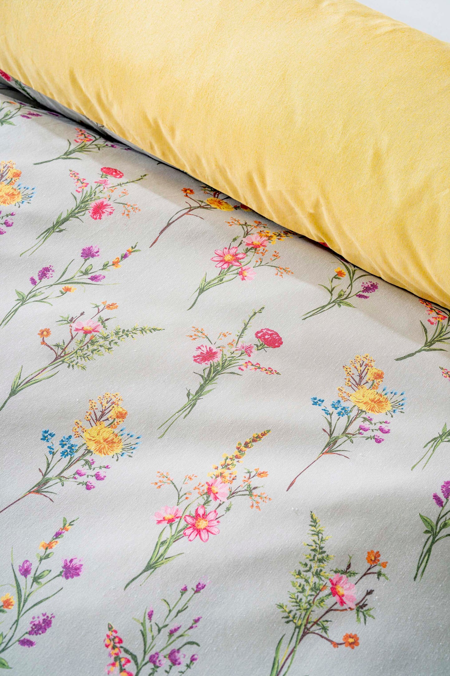 Begonvil Polycotton Double Size Duvet Cover Set, Zipper, 200×215 cm, 3-Piece