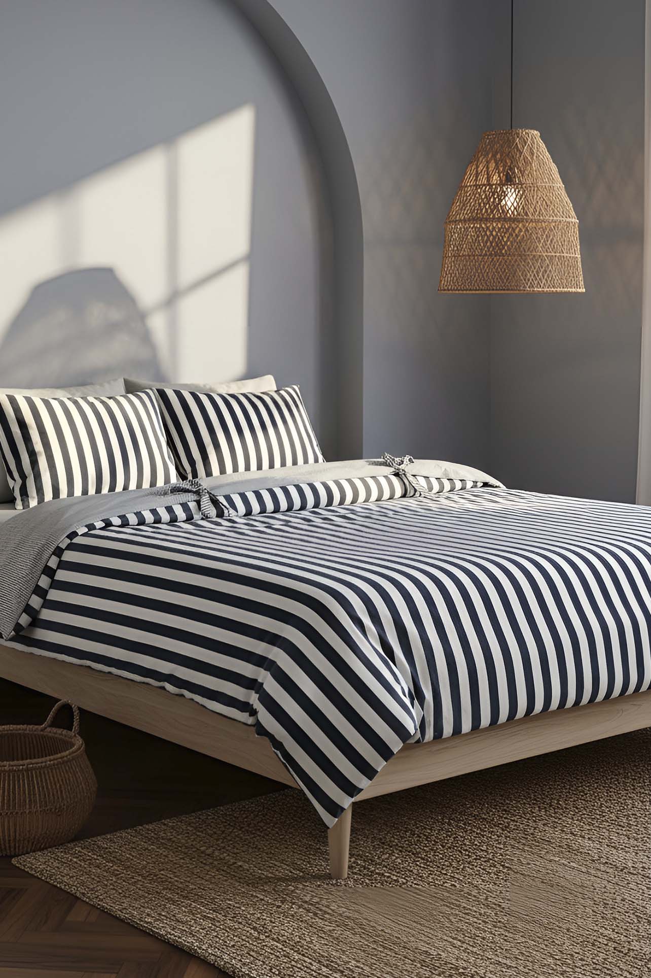 My Sleep Harbor Double Size 100% Cotton Duvet Cover Set – 4 Pieces