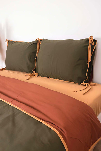 Demeter Forest Double Size 100% Cotton Duvet Cover Set – 4 Pieces