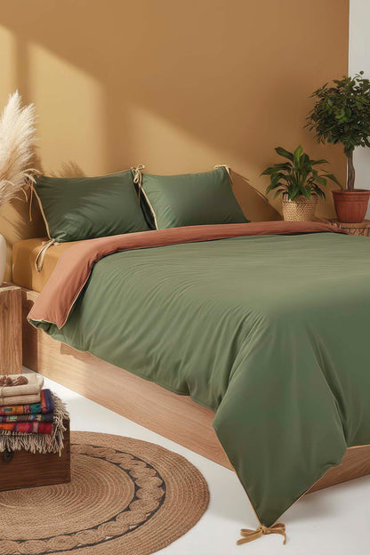 Demeter Forest Double Size 100% Cotton Duvet Cover Set – 4 Pieces