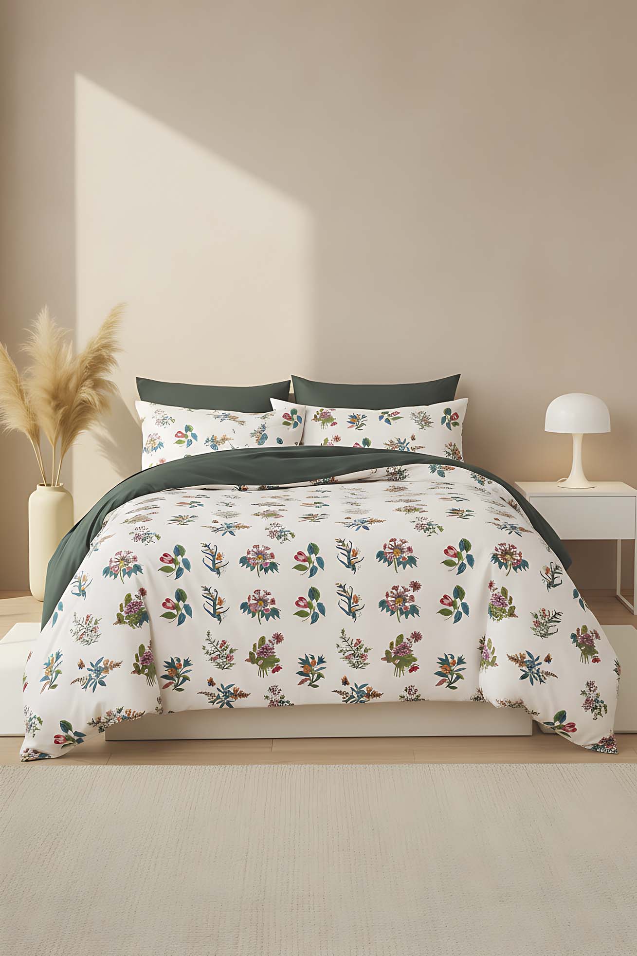 Bianca Double Natural Silky Duvet Cover Set