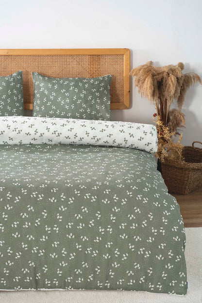 Lavinya Polycotton Double Size Duvet Cover Set, Zipper, 200×215 cm, 3-Piece