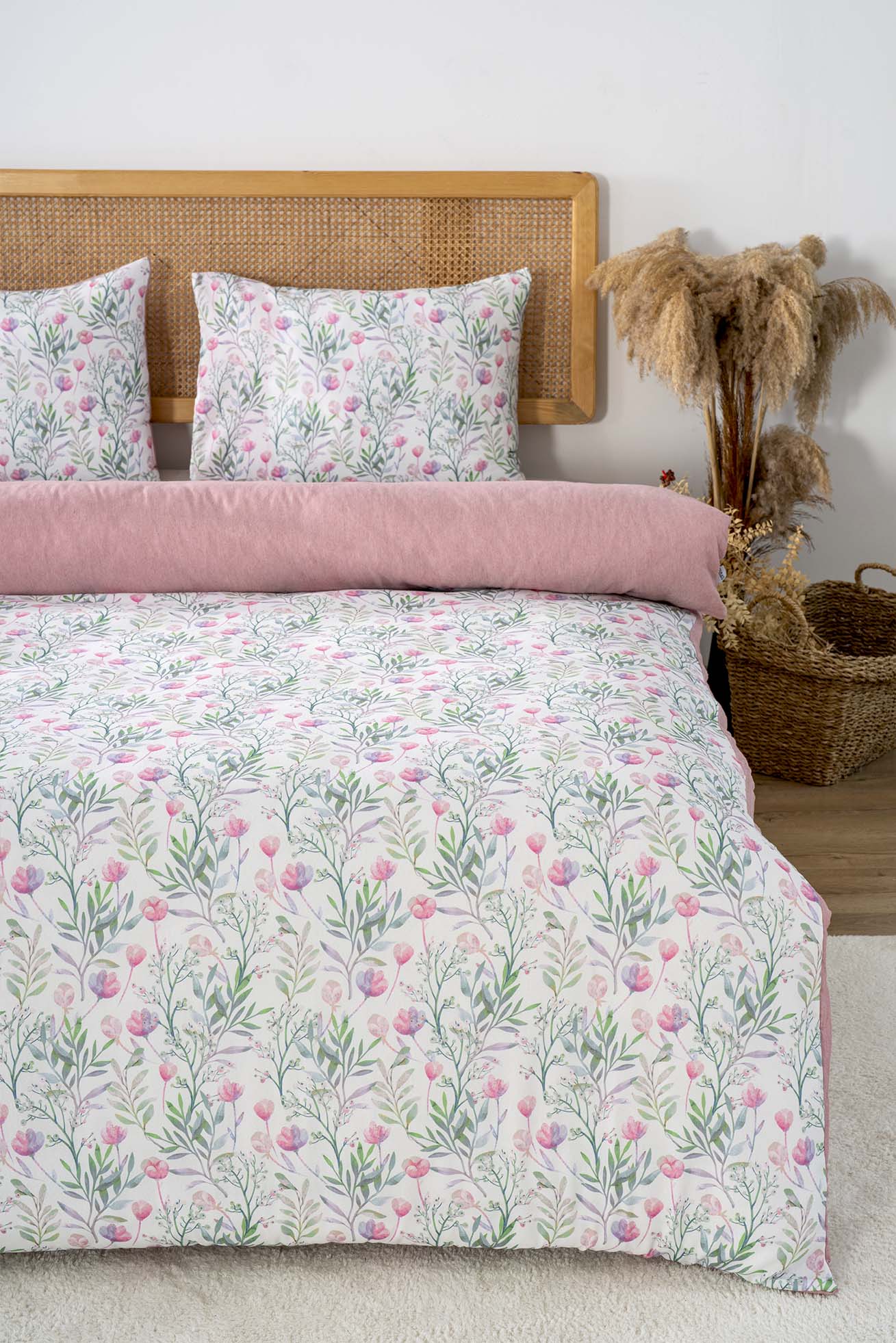 Cherie Polycotton Double Size Duvet Cover Set, Zipper, 200×215 cm, 3-Piece