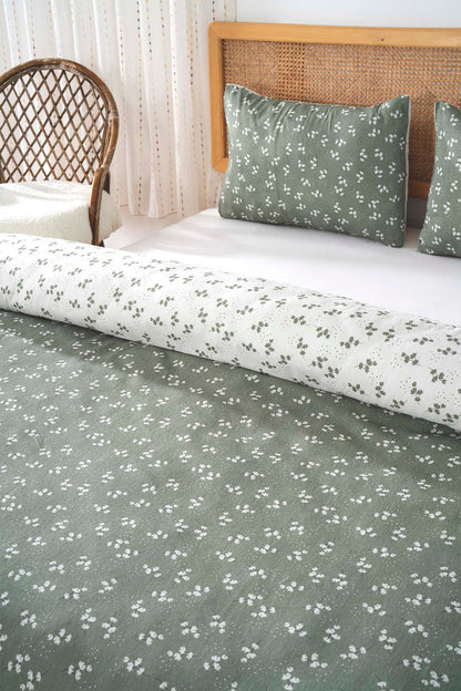 Lavinya Polycotton Double Size Duvet Cover Set, Zipper, 200×215 cm, 3-Piece