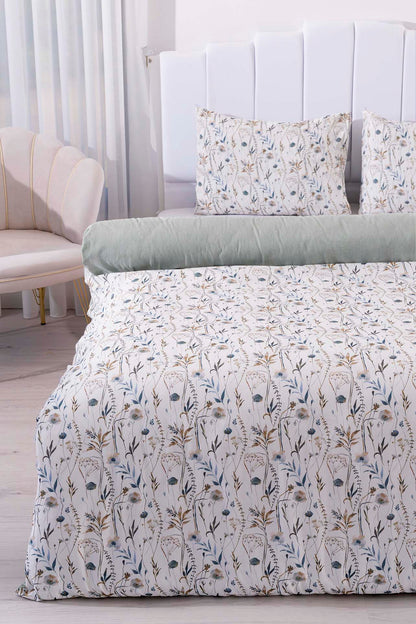 Gardenya Polycotton Double Size Duvet Cover Set, Zipper, 200×215 cm, 3-Piece